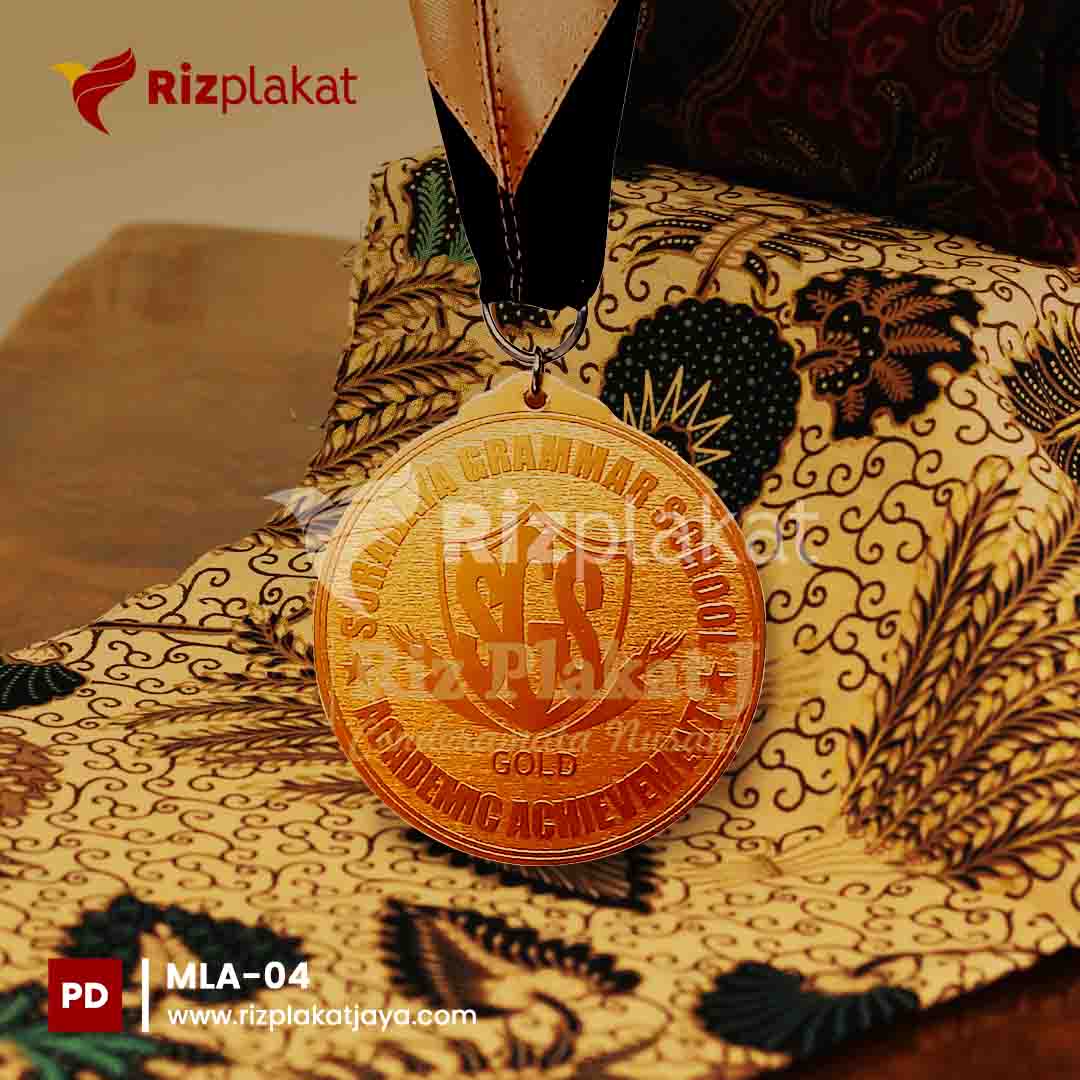 Medali Logam Anodes Academic Achievement