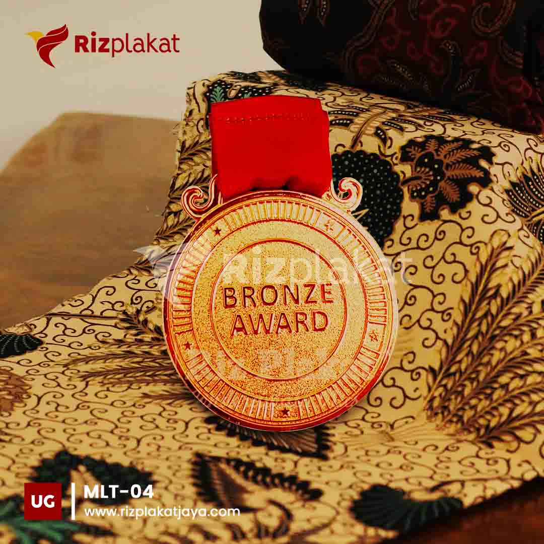 Medali Logam Timah Bronze Award