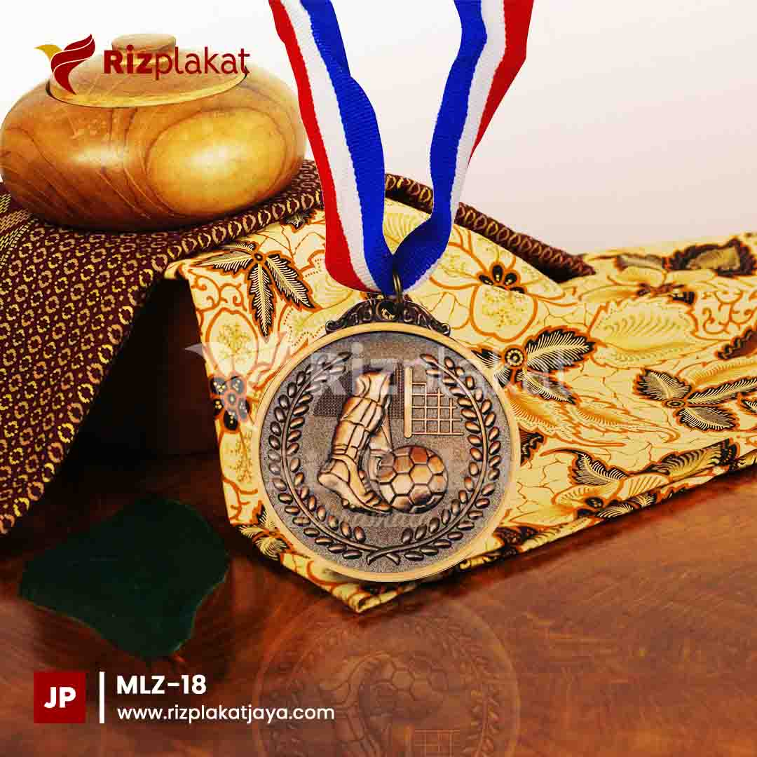 Medali Logam Zinc Alloy Kejuaraan Sepak Bola