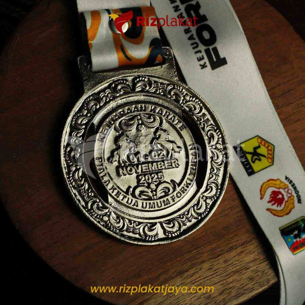 Medali Zinc Alloy Custom Musyawarah FORKI 2025